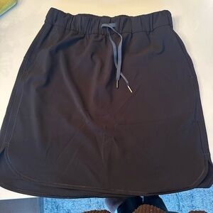 Lululemon Black Drawstring Skirt